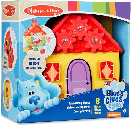 Wooden shape sorter - toy, blue's