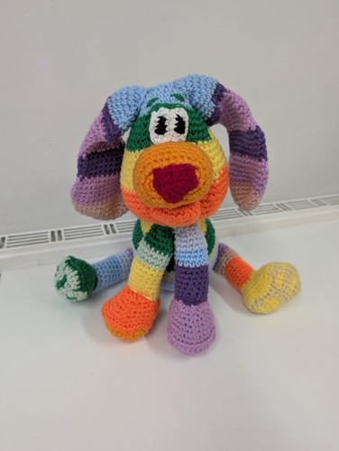 Handmade rainbow puppy blue - handmade, blue's